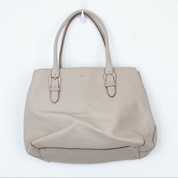 kate spade Handbags - Kate Spade Cove Street Airel Leather Tote Handbag | Stone Cream